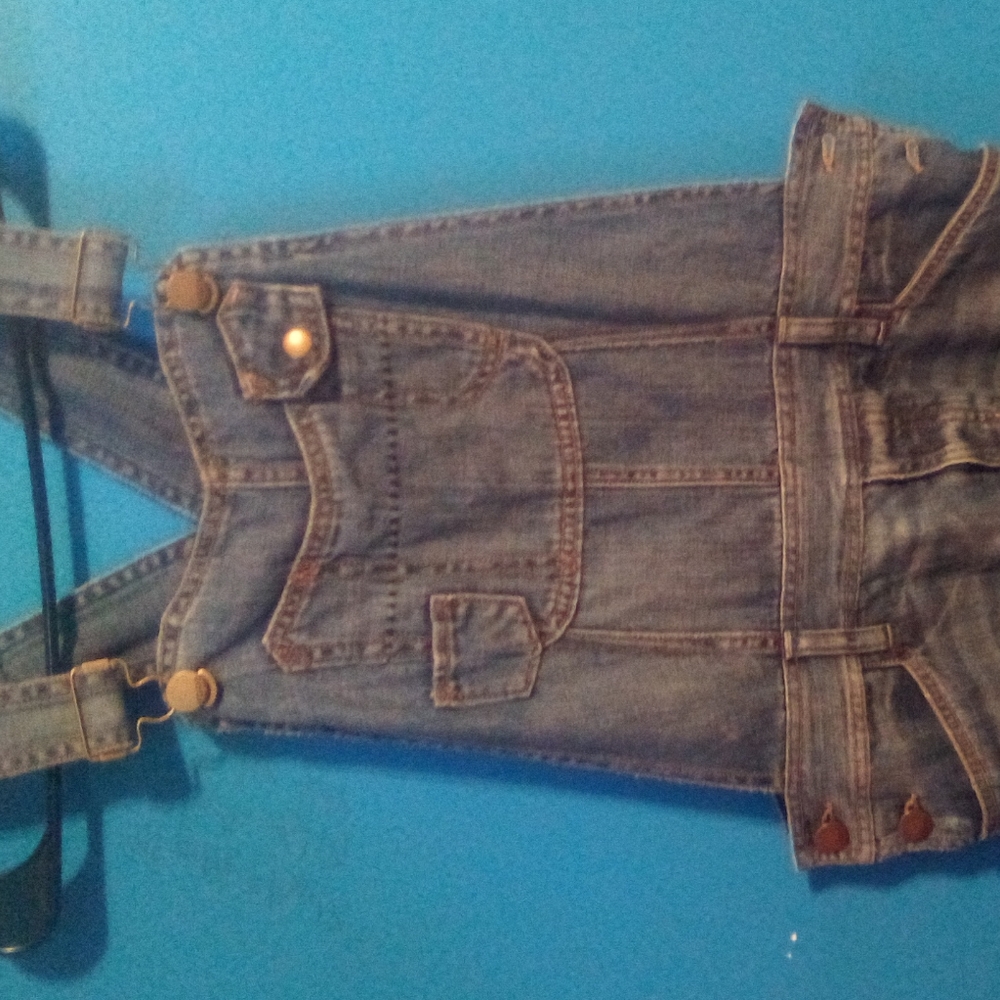 GAP 1969 overall jean dress small